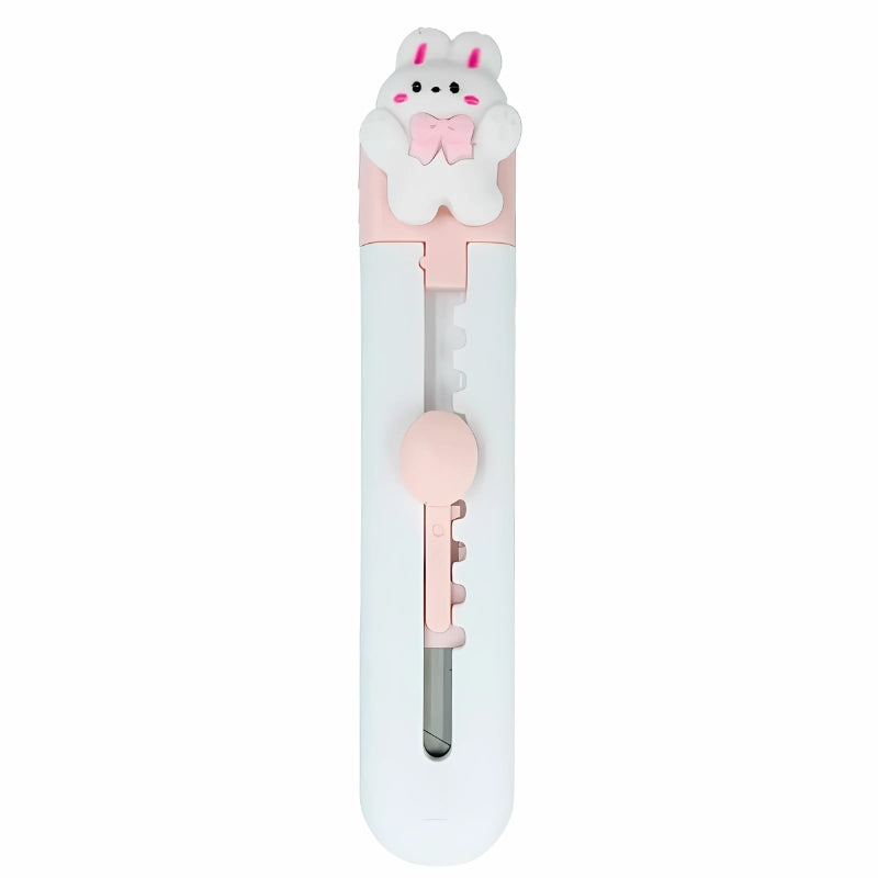Rabbit (White) Designed Box Cutter