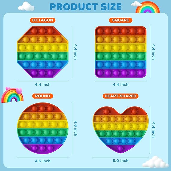 Push-pop Fidget Stress Relief - Heart